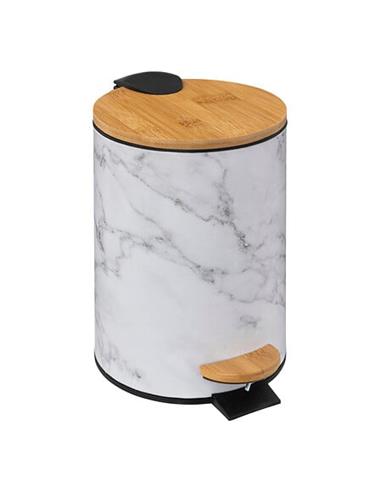 Κάδος απορριμάτων  white marble 3LT...