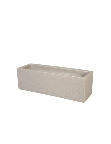 Ζαρντινιέρα CUBE stone 60Χ20Χ20