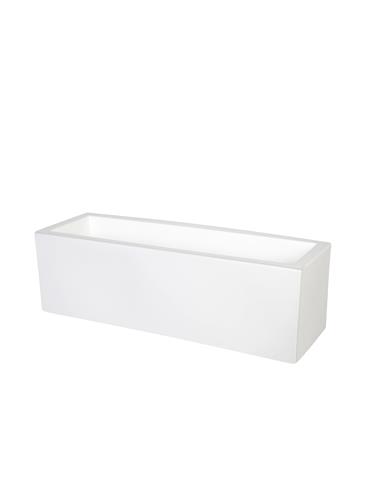 Ζαρντινιέρα CUBE λευκή 70Χ30Χ30