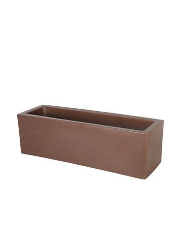 Ζαρντινιέρα CUBE καφέ 70Χ30Χ30