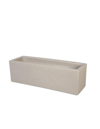 Ζαρντινιέρα CUBE double wall stone...