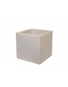 Γλάστρα CUBE stone 45X45X45