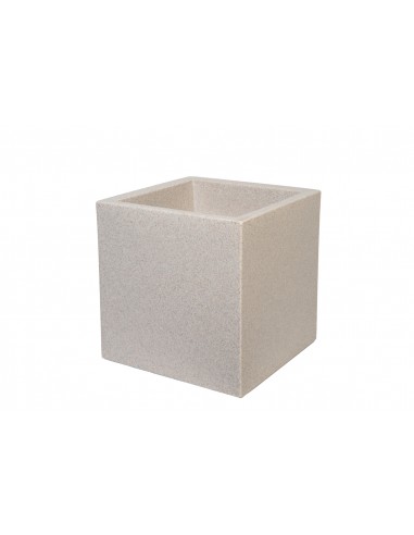 Γλάστρα CUBE stone 45X45X45