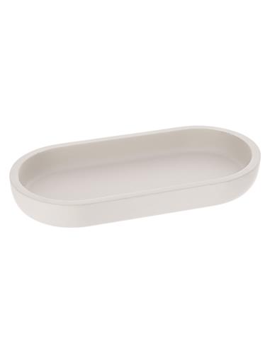 Σαπουνοθήκη polyresin οβαλ μπεζ...
