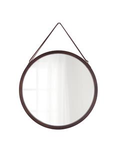 Καθρέπτης κρεμ.καφέ Φ38 H51cm