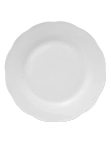 Πιάτο γλυκού πορσ.λευκό ALMA Φ19cm