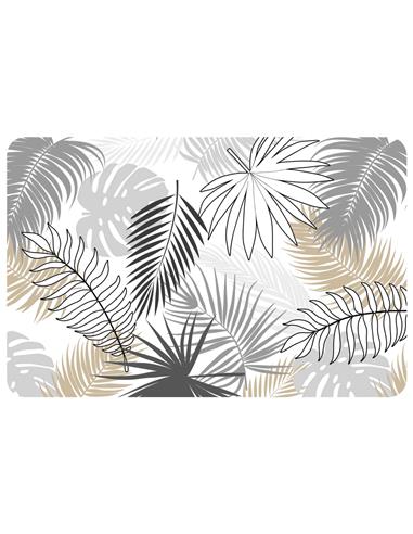 Σουπλά PVC σχέδιο φύλλα 28,5x43,5cm