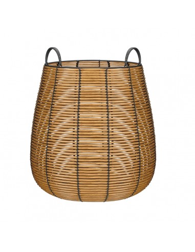 Καλάθι τεχνητό rattan Φ47Η50cm