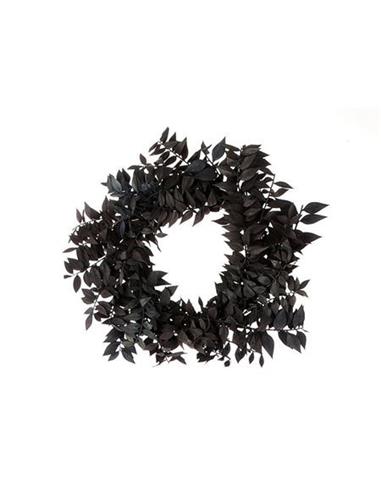 Στεφάνι πράσινα φύλλα Φ24cm