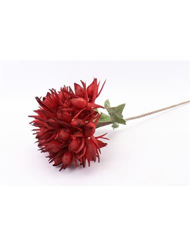 Κλαδί Αγάπανθος κόκκινο Η78cm
