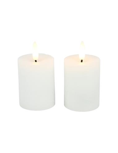 Κερί LED λευκό outdoor σ/2 Φ5Η9cm