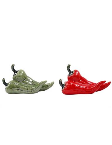 Πιπεριές chilli κεραμικές 2 χρώματα...