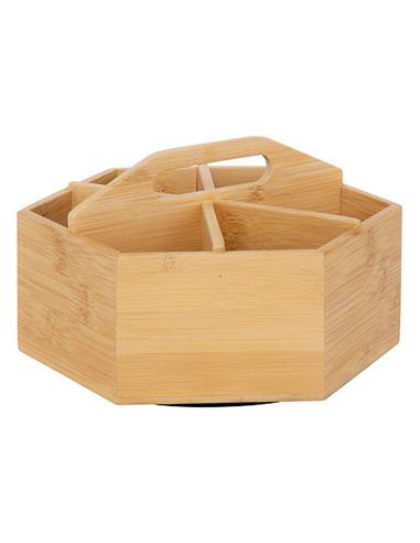 Θήκη τσαγιού bamboo περιστρεφ. 22 x...
