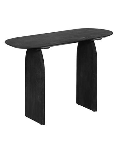 Κονσόλα ξύλινη μαύρη110 x 45 x  77 cm