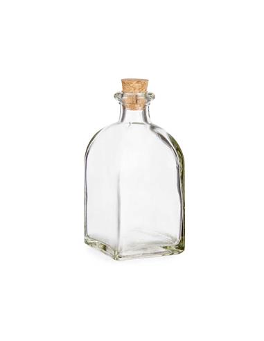 Μπουκάλι γυάλινο με φελλό 125ml/5x5x10cm
