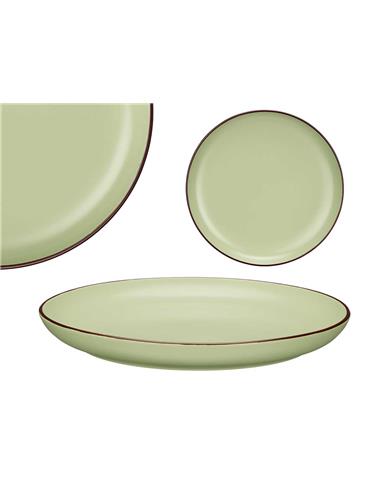 Πιάτο  κεραμικό "OLIVE GREEN" 26x3cm