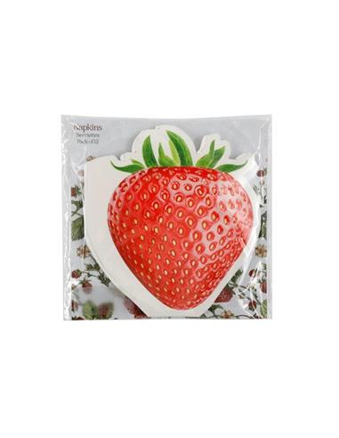 Χαρτοπετσέτες Φράουλα/set 12pcs 33X33cm
