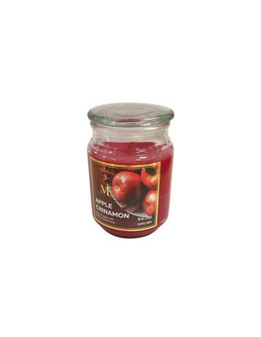 Κερί σε βάζο "APPLE CINAMON" 9x14cm
