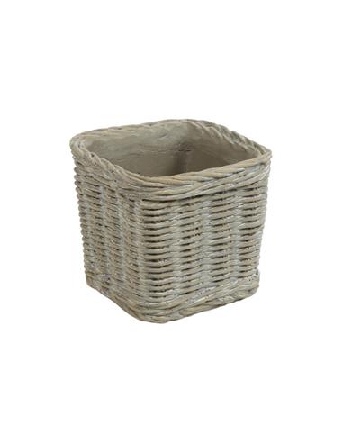 Κασπώ κεραμ.rattan αν.καφέ...
