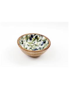 Μπωλ  mango enamel OLIVE...