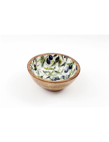 Μπωλ  mango enamel OLIVE Φ17,5cm