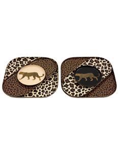 Πιατέλες μεταλ."LEOPARD...