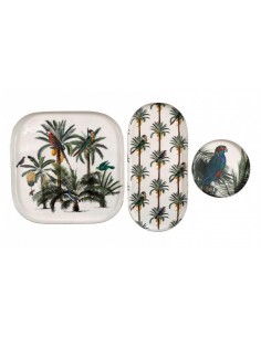 Πιατέλες μεταλ."PALM" s/3... 2