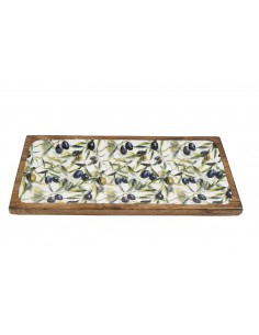 Πιατέλα  mango enamel OLIVE...