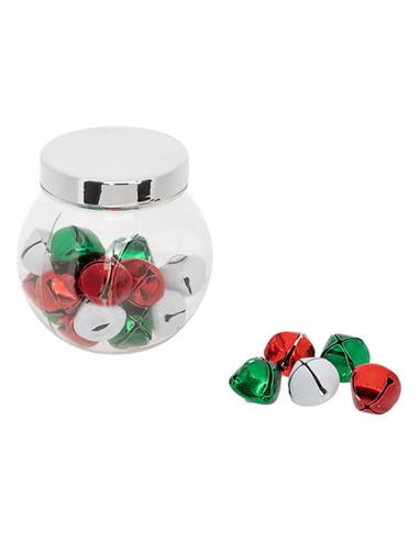 Κουδουνάκια σε βάζο multicolor Φ7,5x5cm