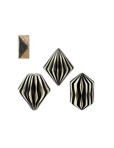 Μπάλες onion μαυρόασπρες ριγωτές 20x25cm