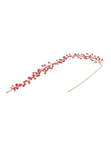 Berries glitter κόκκινο κλαδι 100εκ.