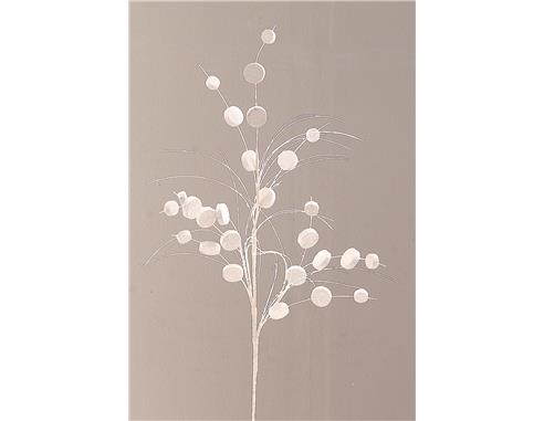 Κλαδί λευκό με μπάλες Η85cm