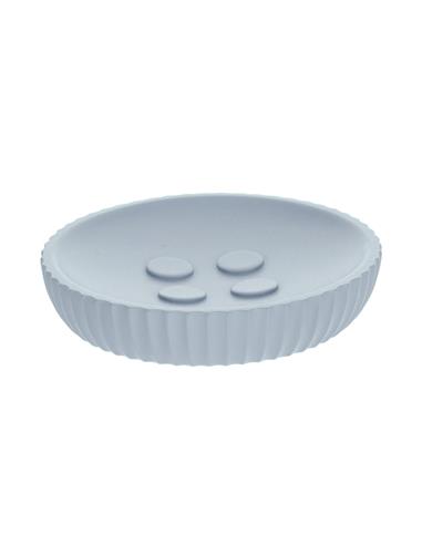 Σαπουνοθήκη polyresin γαλάζια ριγέ...