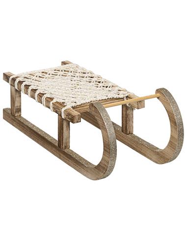 Ελκηθρο διακ.ξύλινο 40x14x13cm