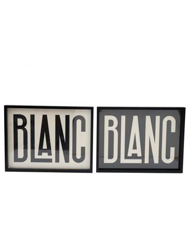 Κάδρο Blanc 2σχ.40Χ30