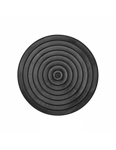 Σουπλά στρογγ."ORIENTAL" PVC μαύρο Φ40cm