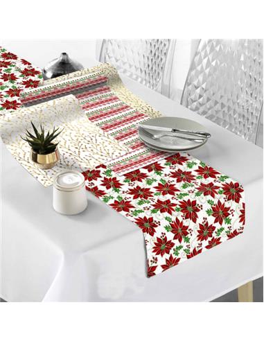 Runner  Christmas Velvet Printed...