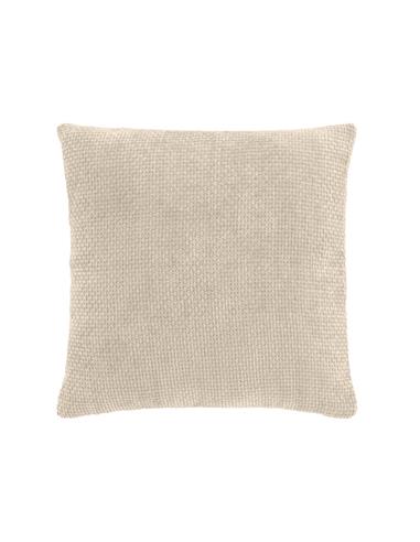 Μαξιλάρι chenille velvet μπεζ 45x45cm