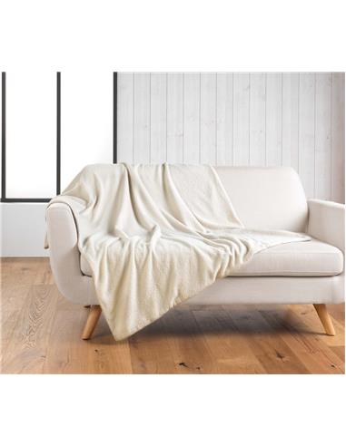 Ριχτάρι curly wooly εκρού 180x220cm