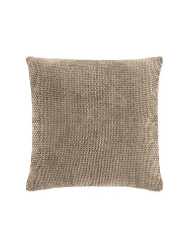 Μαξιλάρι chenille velvet καφέ αν....