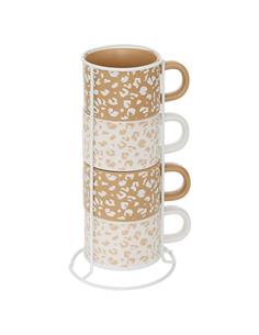 Κούπες stoneware Leopard...