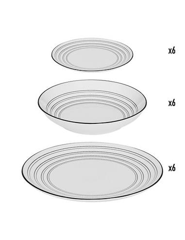 Πιάτα  "Lunova" set/18 Φ27cm
