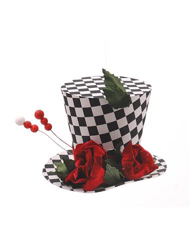 Καπέλο "CHECKERED" ασπρόμαυρο 26cm
