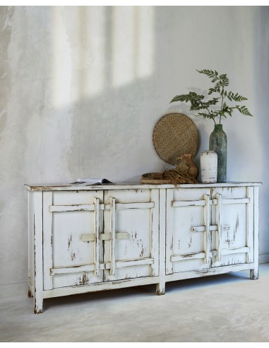 Μπουφές λευκός Recycled Teak wood...