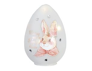 Αυγό γυαλ.διακ.Ms rabbit 10εκ.