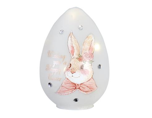 Αυγό γυαλ.διακ.Ms rabbit 10εκ.