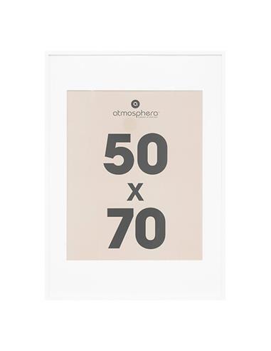 Κορνίζα με λευκό πλαίσιο 50x70cm