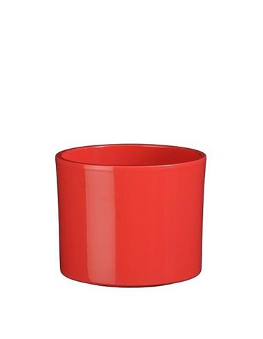 Κασπώ κεραμικό κόκκινο Φ13,5Η12,5cm