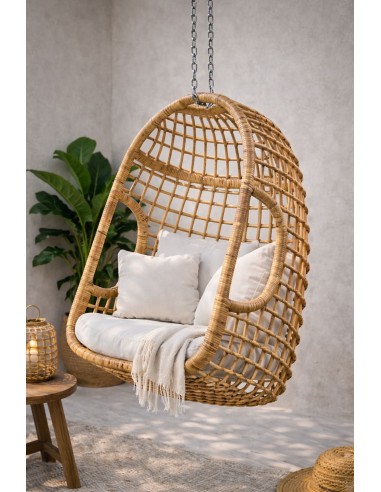 Κούνια κρεμμαστή Rattan 78x60x110cm