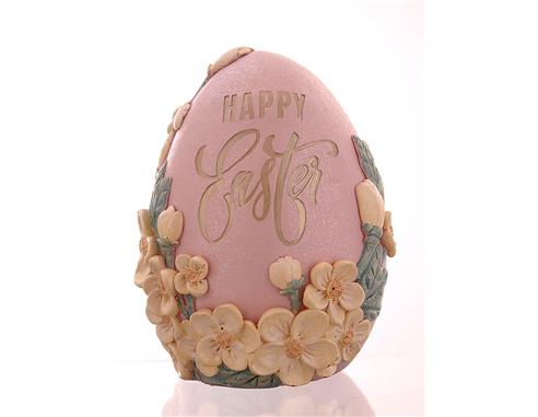 Αυγό HAPPY EASTER ροζ χρ. 15,3εκ.